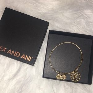 Alex and Ani "M" Bracelet